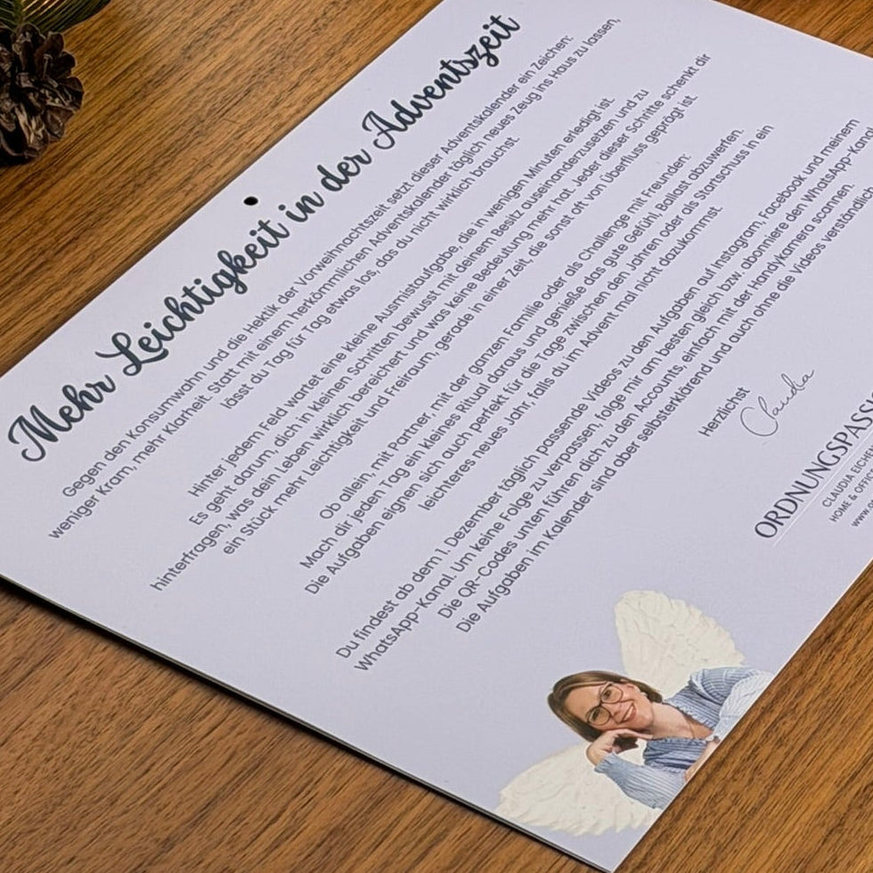 Der Ausmist-Adventskalender